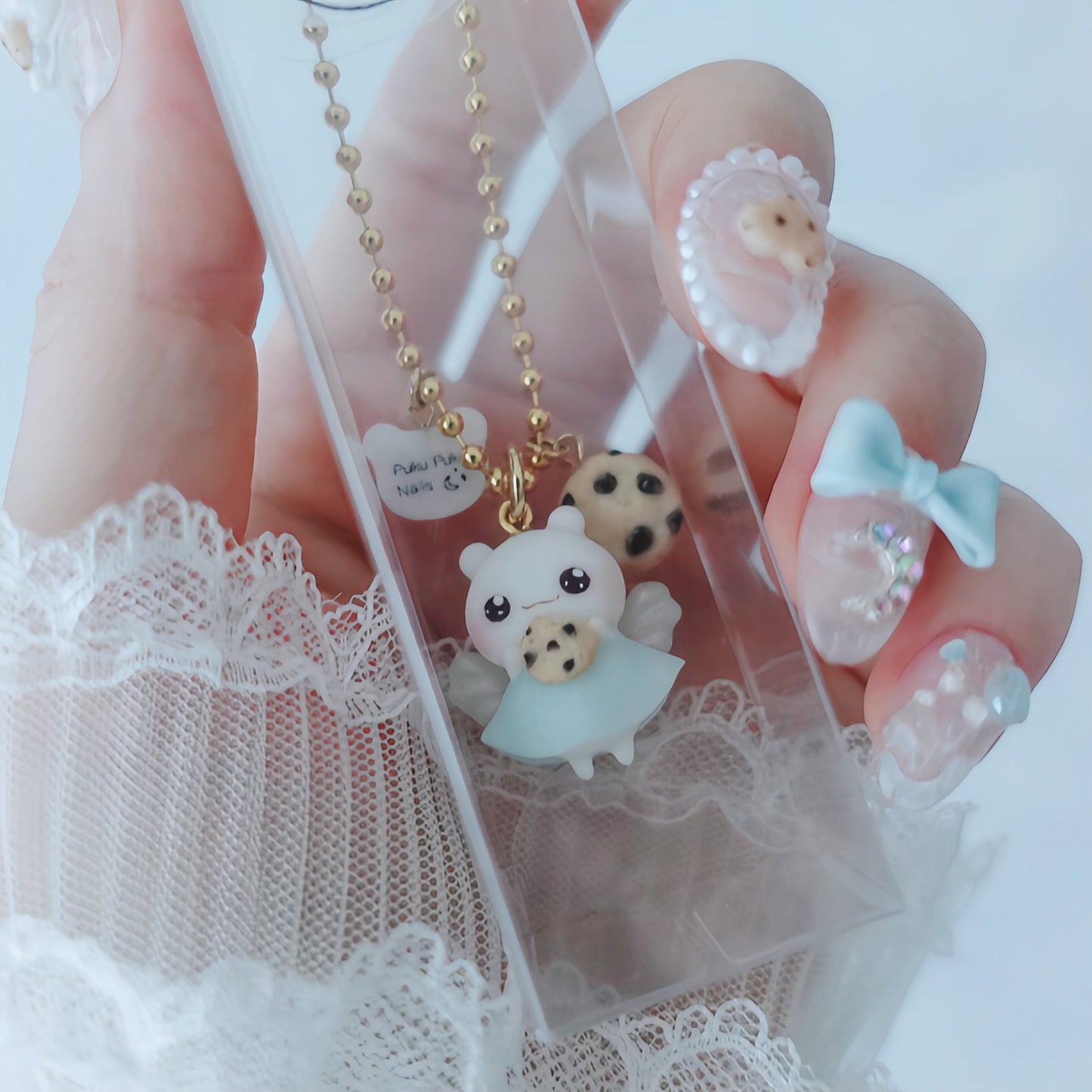 Puku-kuma Figure ☆ Chocolate Chip Cookie Angel