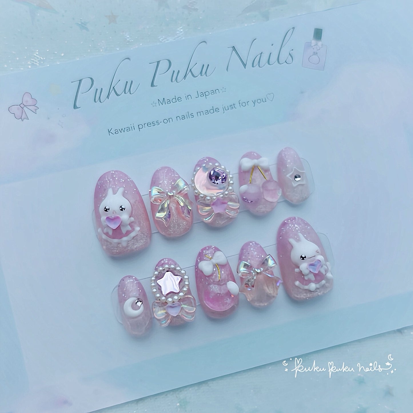 Magical Cherry Girl Nails
