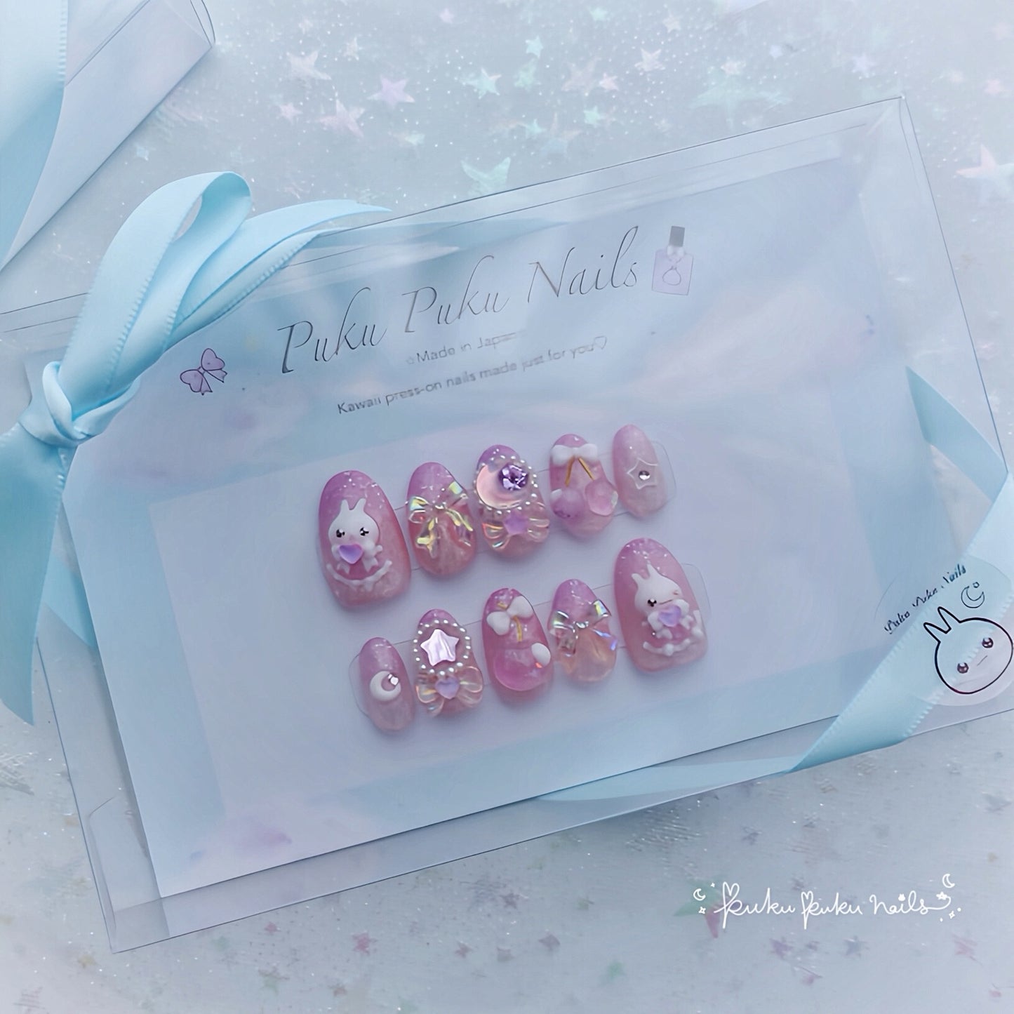 Magical Cherry Girl Nails