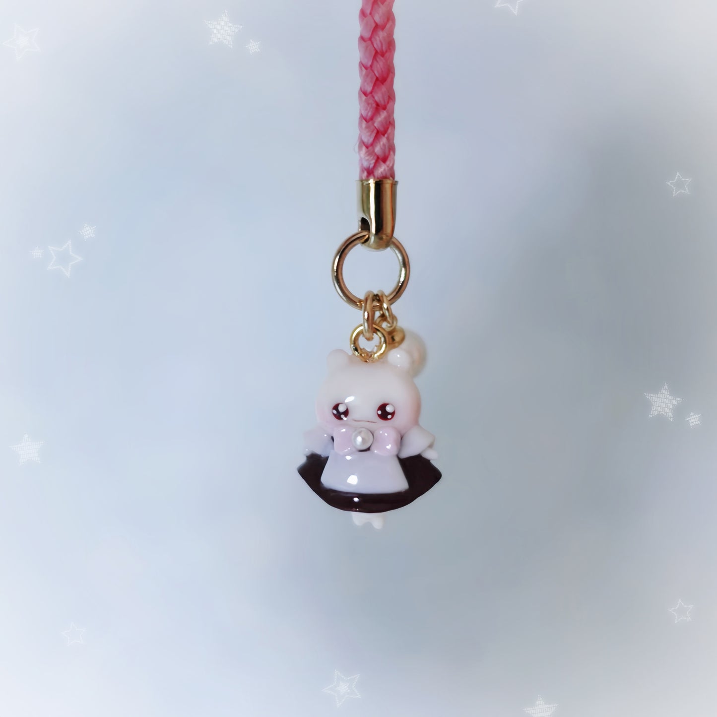 Puku-kuma Mini Strap ☆Chocolate Cafe Girl
