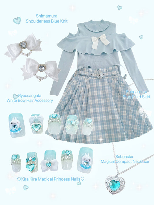 What a magical girl wears off-duty😆🩵