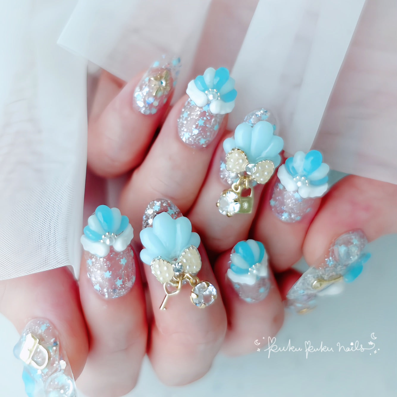 Summer Limited Design ☆ Mermaid Princess Nails