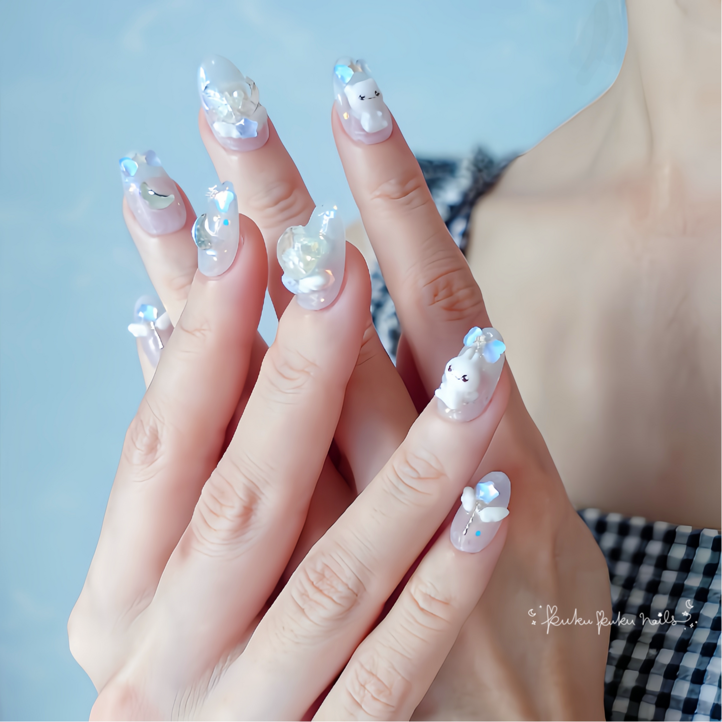 Aurora Snow Globe Magical Nails