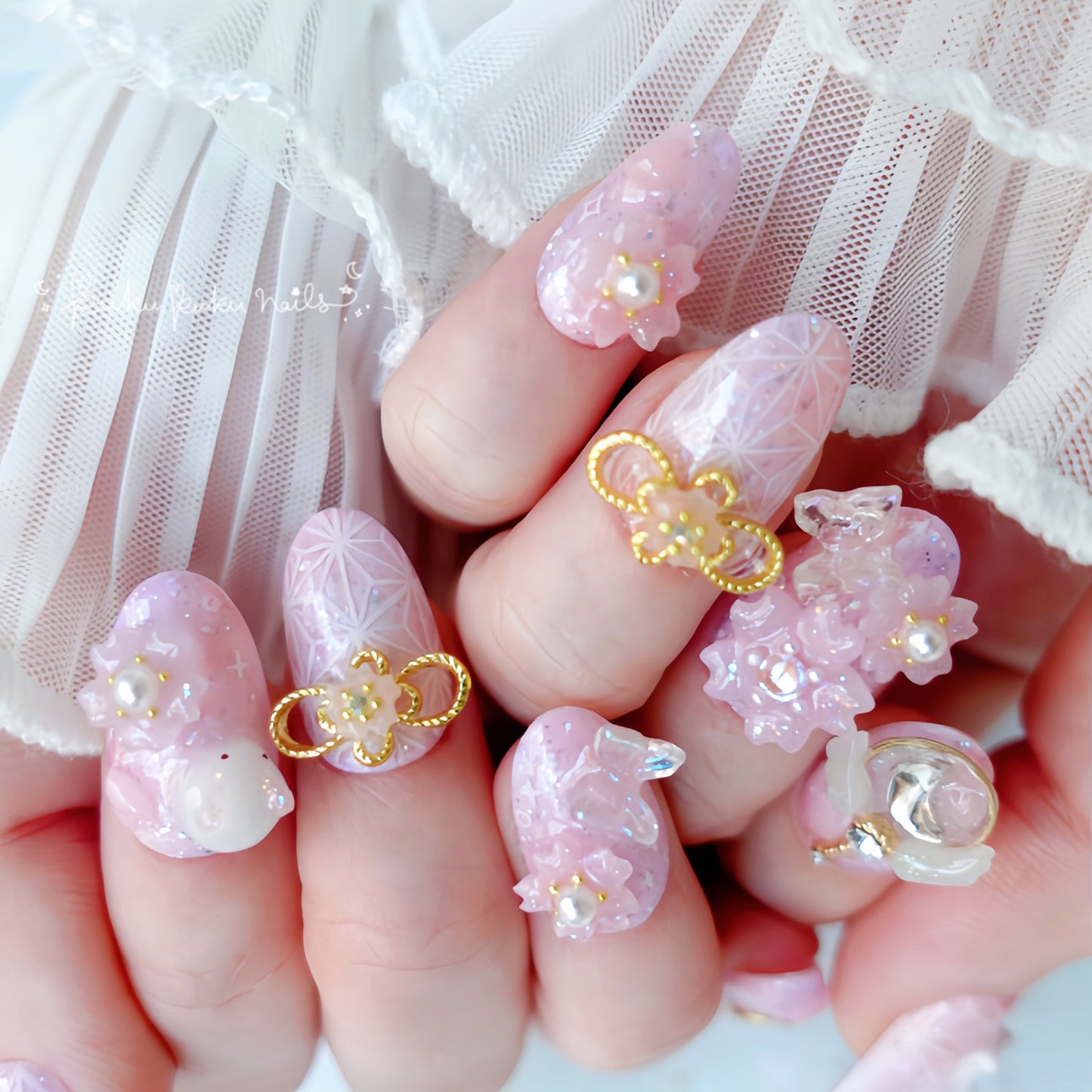 Kira Kira Kimono Nails