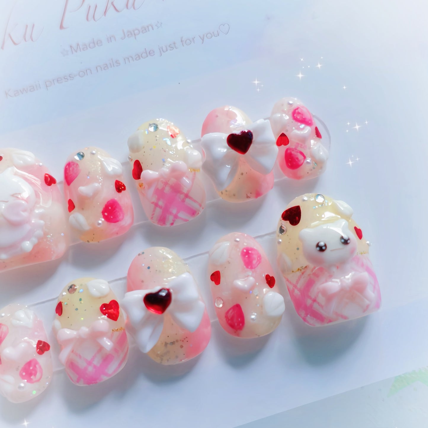 Harajuku Crepe Nails🍓✨