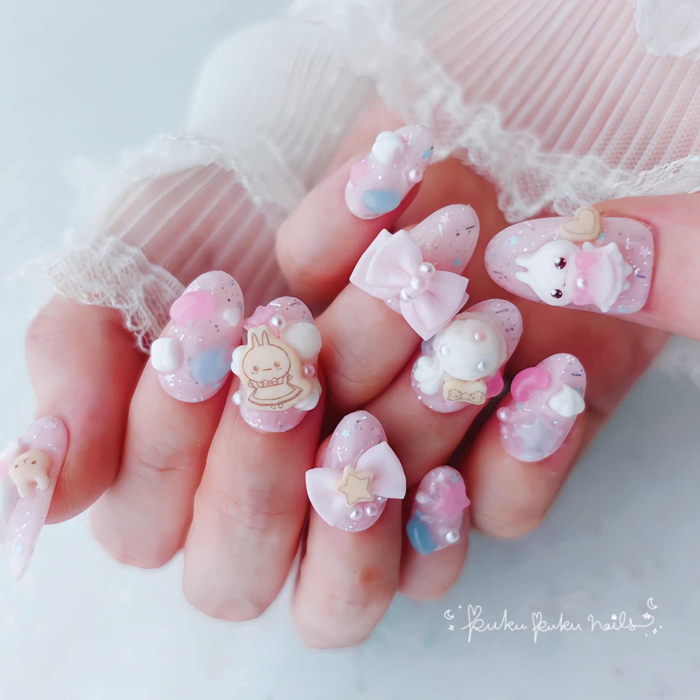 Puku Puku Sweets Deco Nails