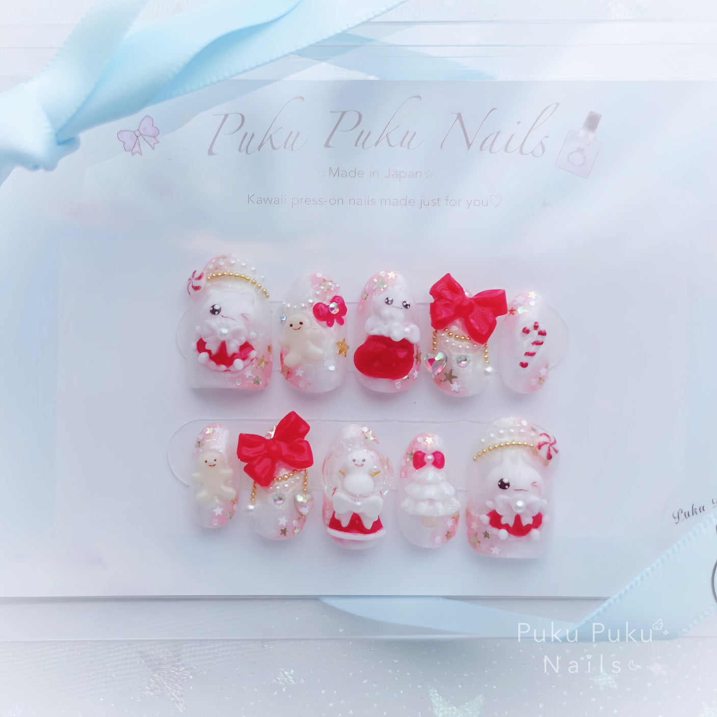 Kawaii Holiday Nails🎄