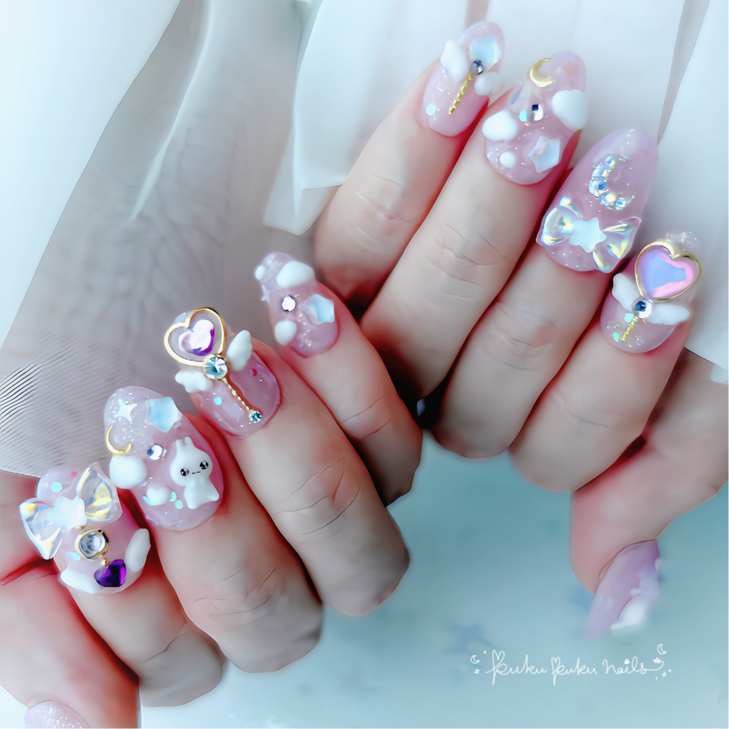 Purple Magical Nails