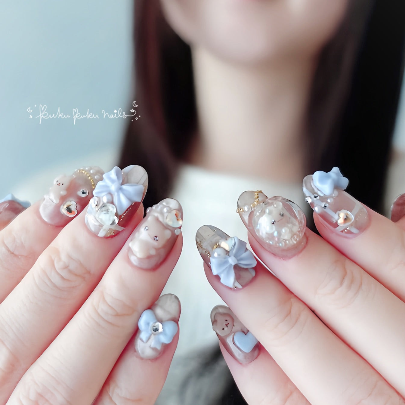 Autumn Limited Design☆Autumn School Unioorm Nails
