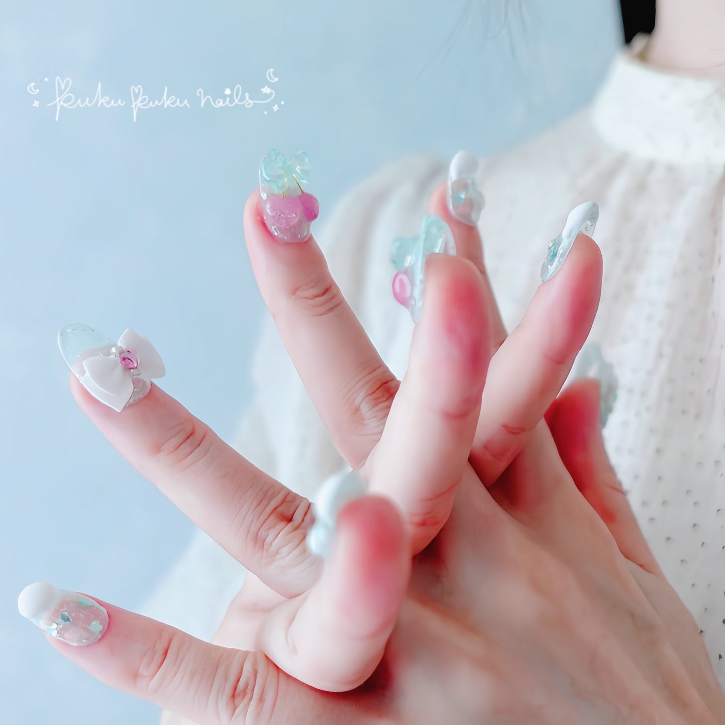 Kira Kira Melon Soda Nails