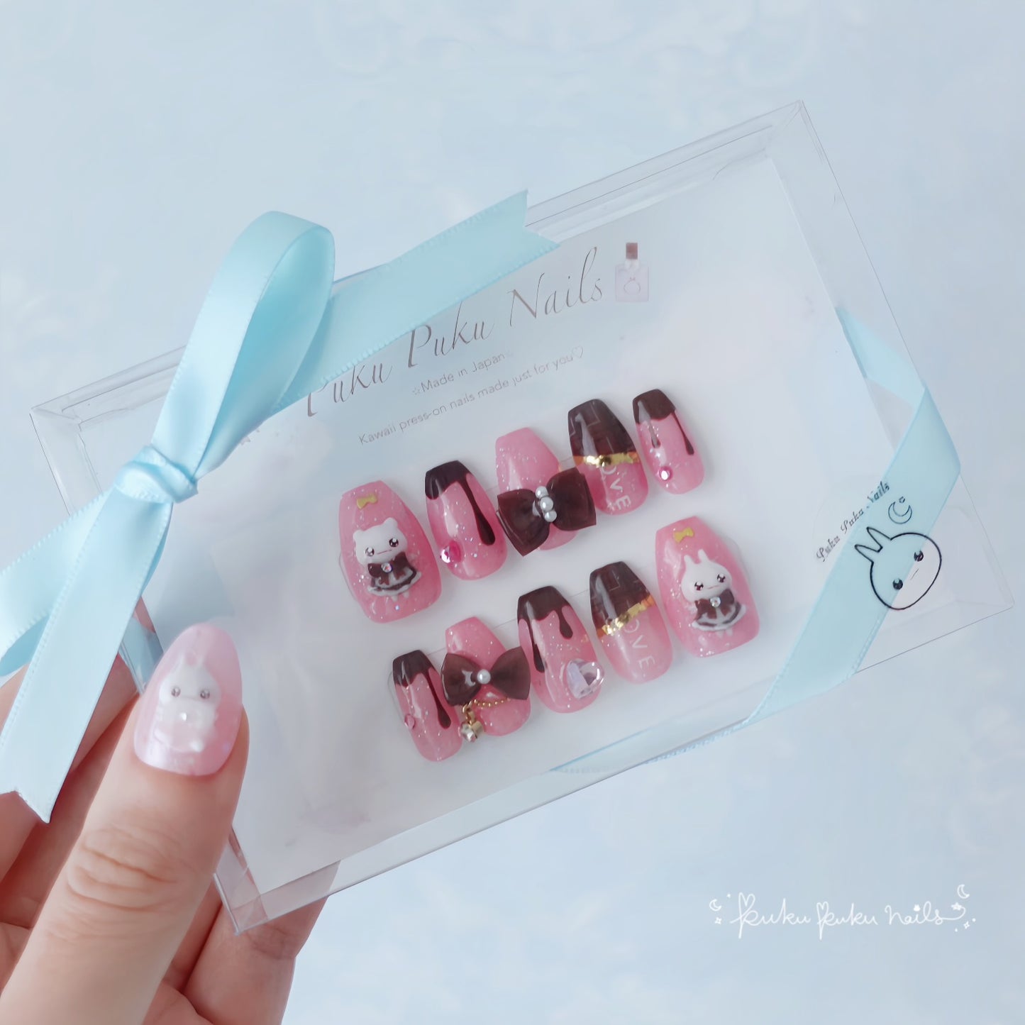 Valentine's  Day Limited Design ⭐︎ Melty Chocolate Nails