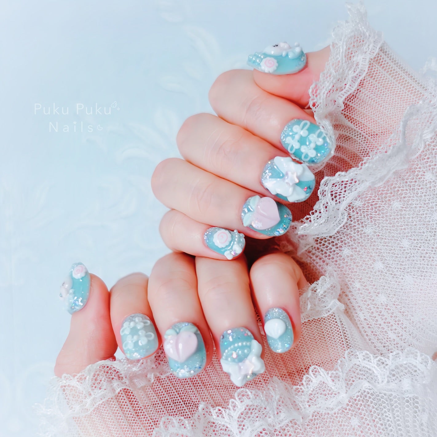 Kira Kira Cheongsam Nails