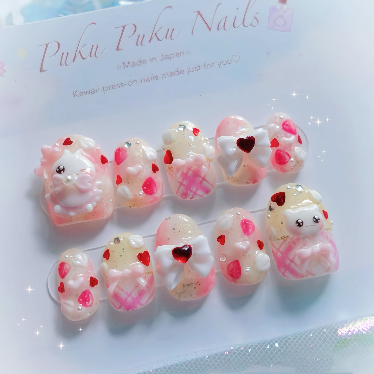 Harajuku Crepe Nails🍓✨