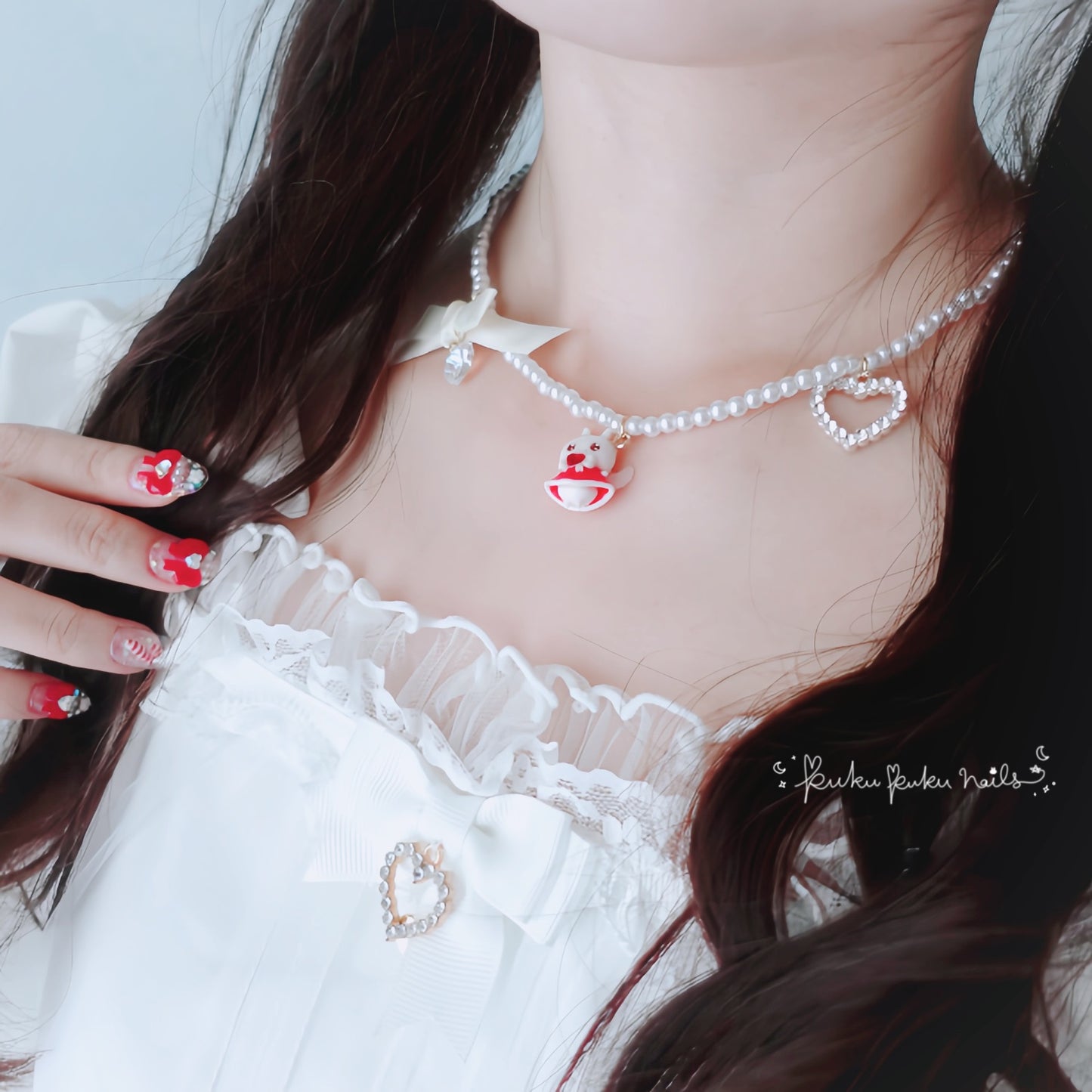 ☆Christmas Limited Design☆Puku Usa Fairy Necklace