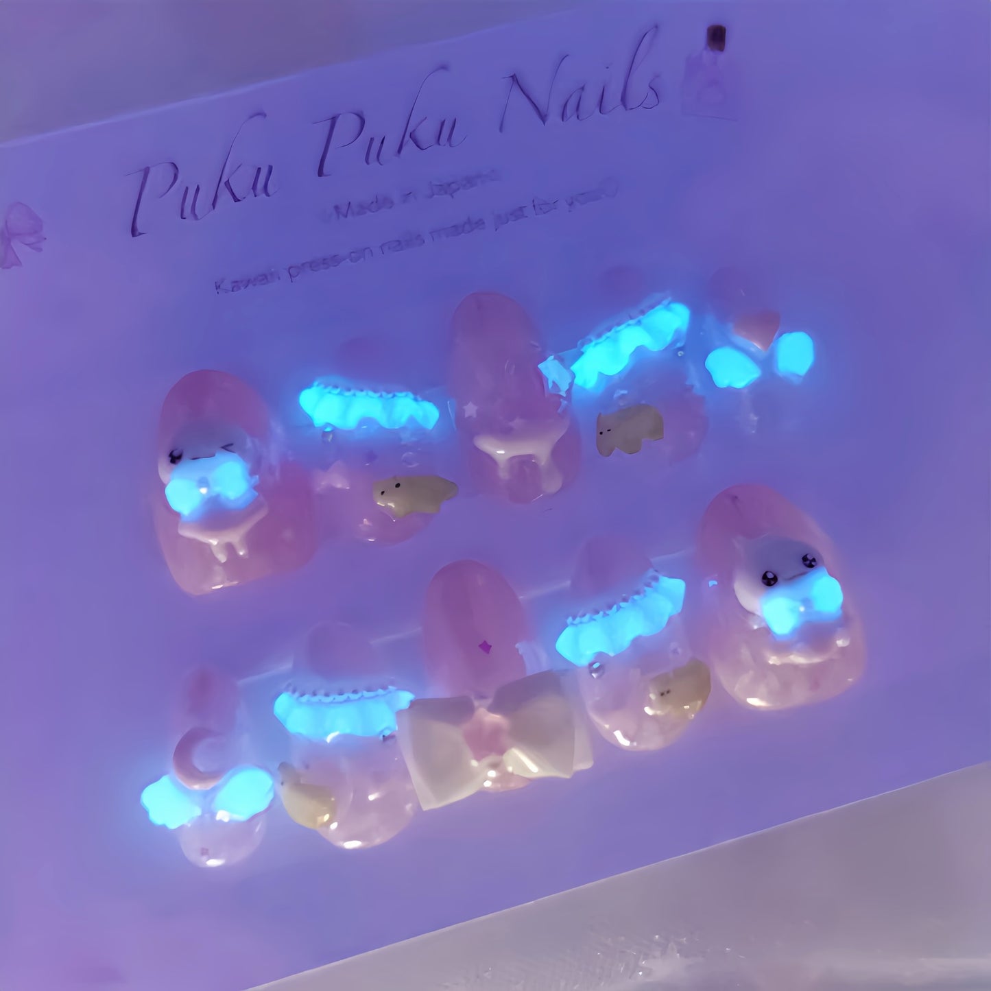 Dreamy Frilly Nails
