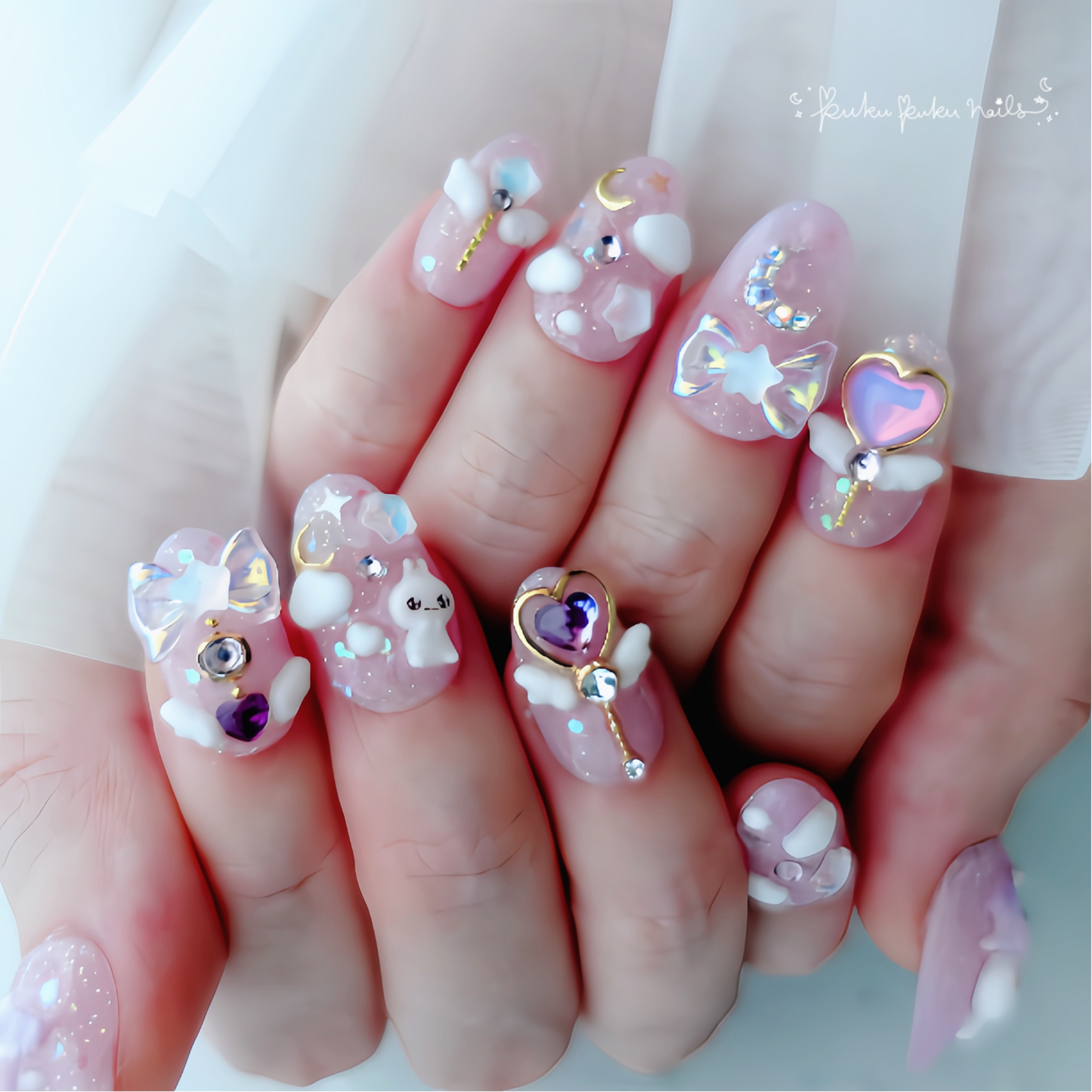 Purple Magical Nails