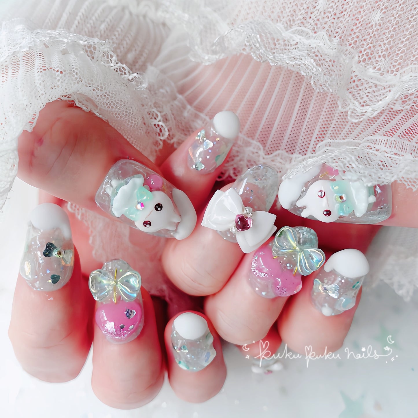 Kira Kira Melon Soda Nails
