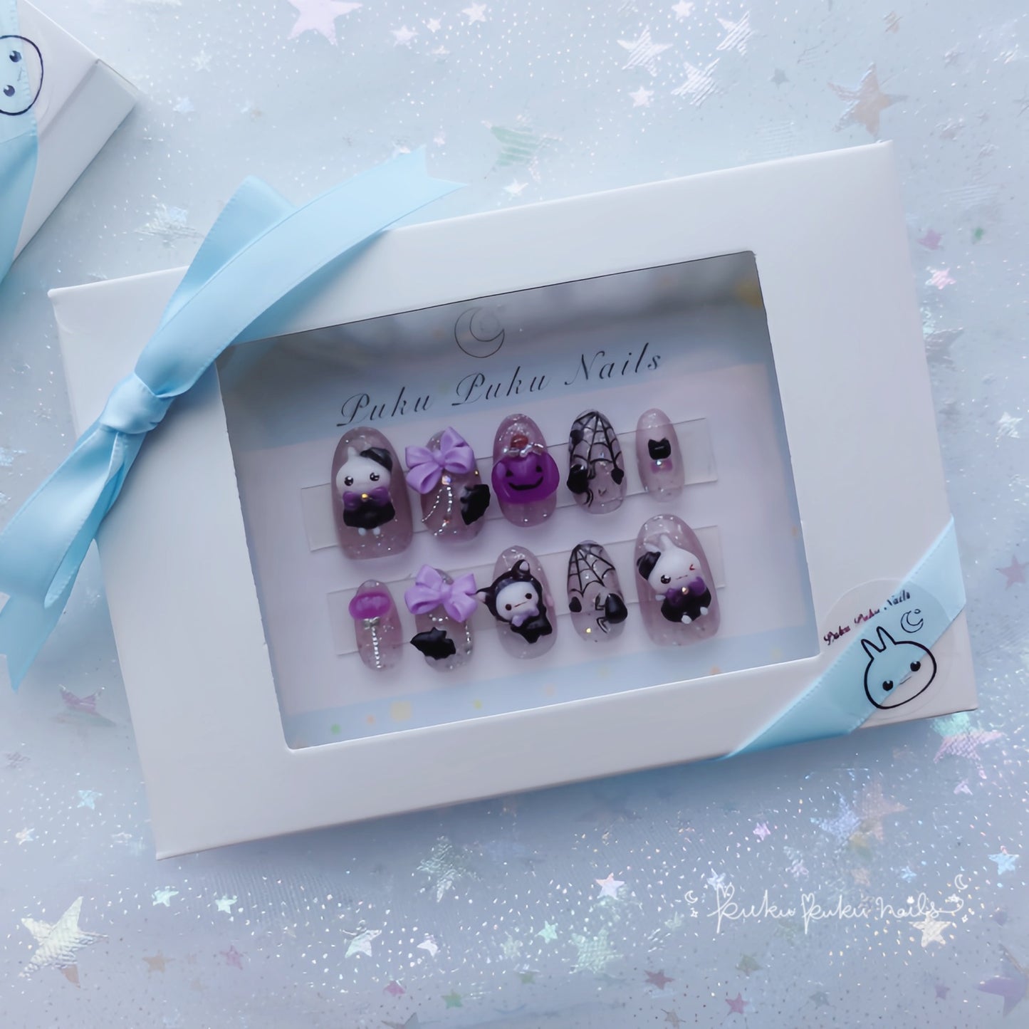 Halloween Limited Design ☆Kawaii Spider Nails