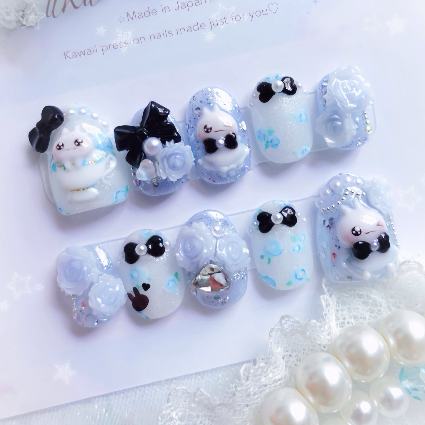 Wonder Rosy Tea Party Nails