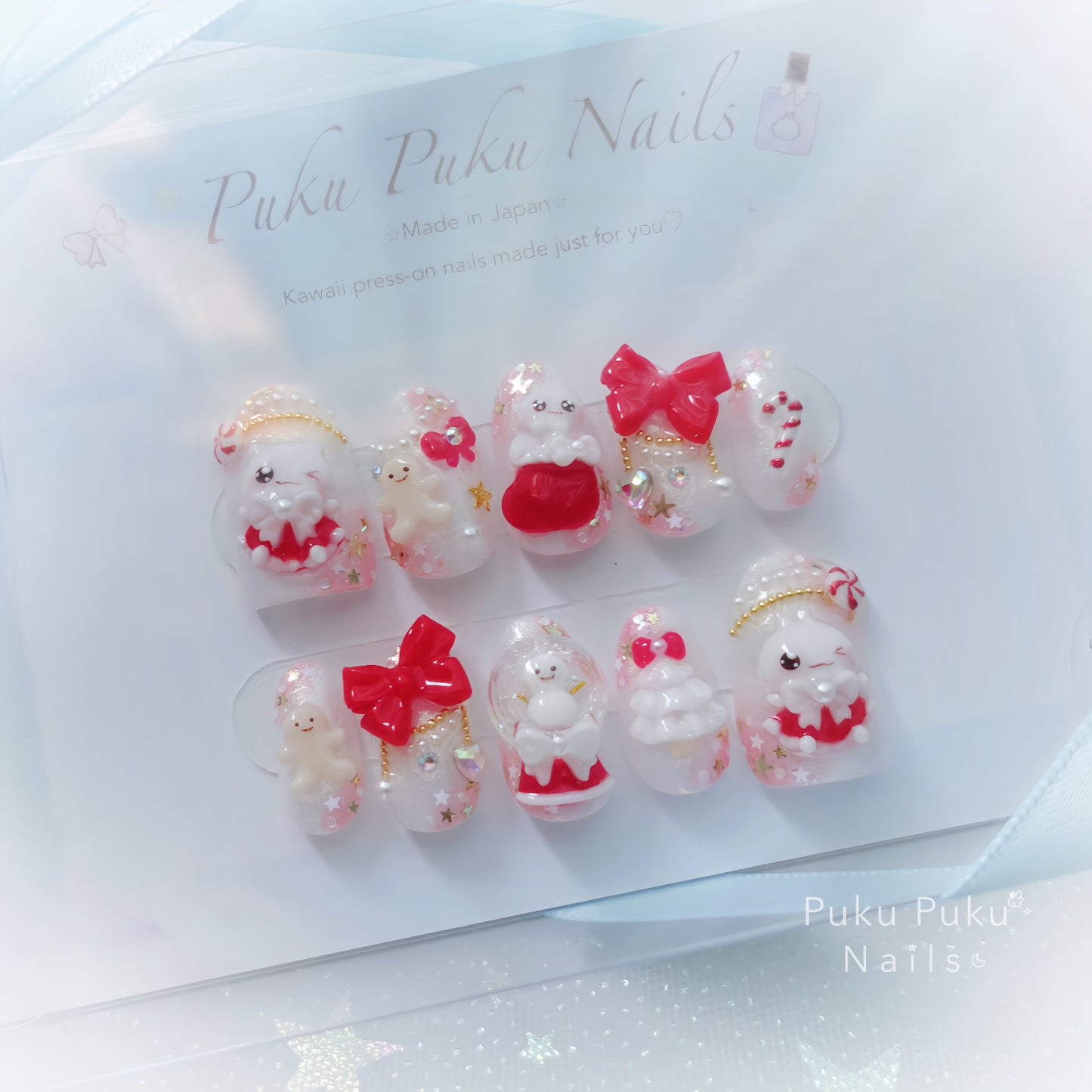 Kawaii Holiday Nails🎄