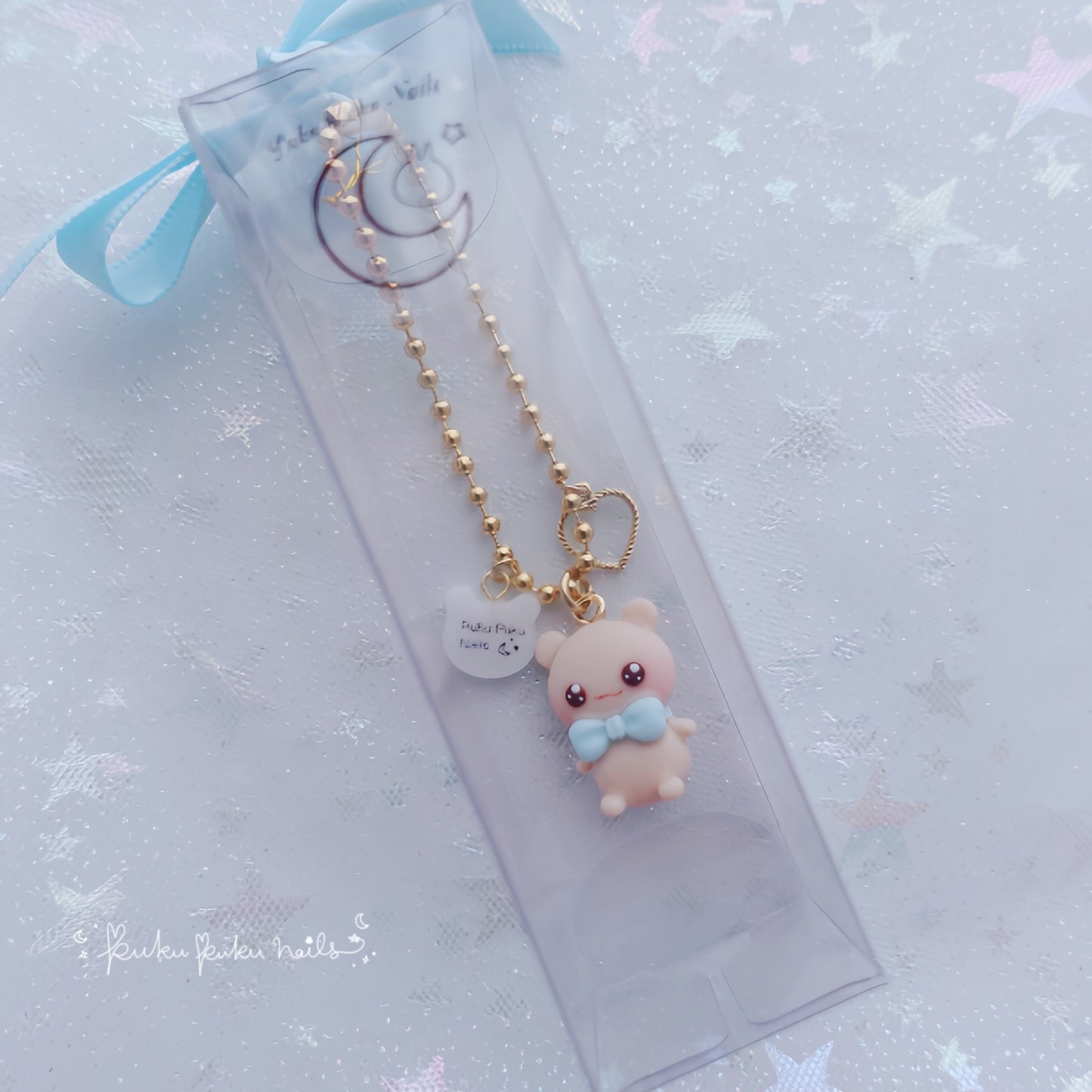 Puku-kuma Teddy Figure☆Blue