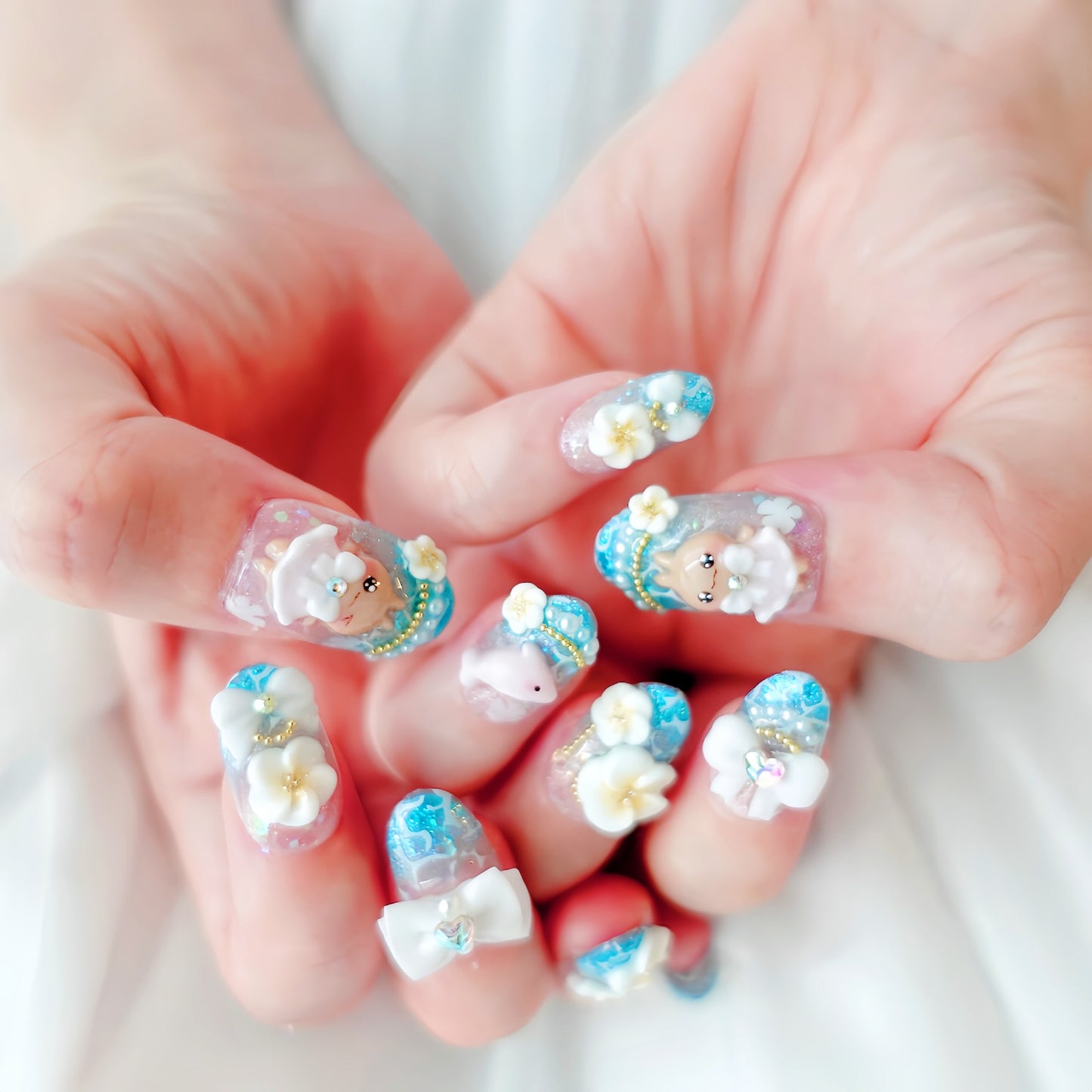 Summer Limited Design ☆ Kawaii Tropical Gyaru Nails
