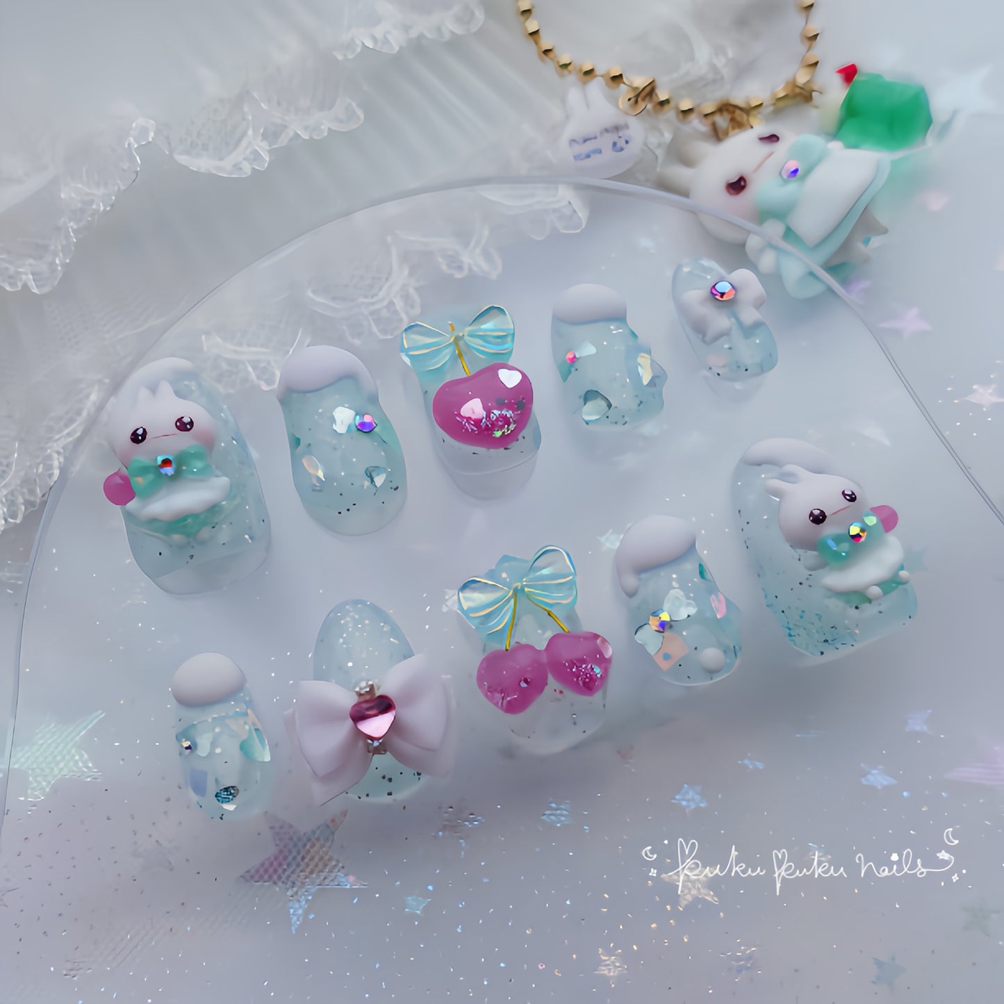 Kira Kira Melon Soda Nails