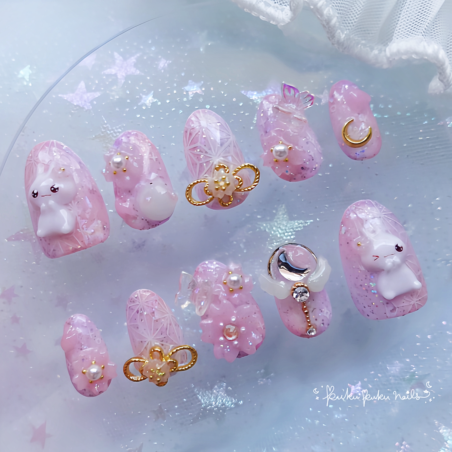 Kira Kira Kimono Nails