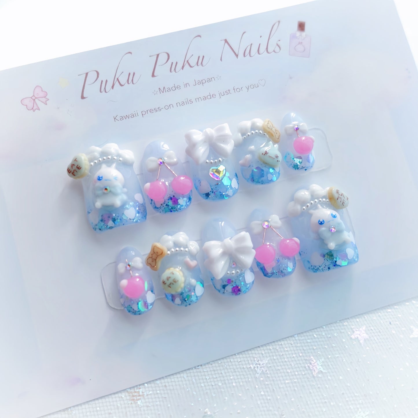 Creamy Soda Float Nails