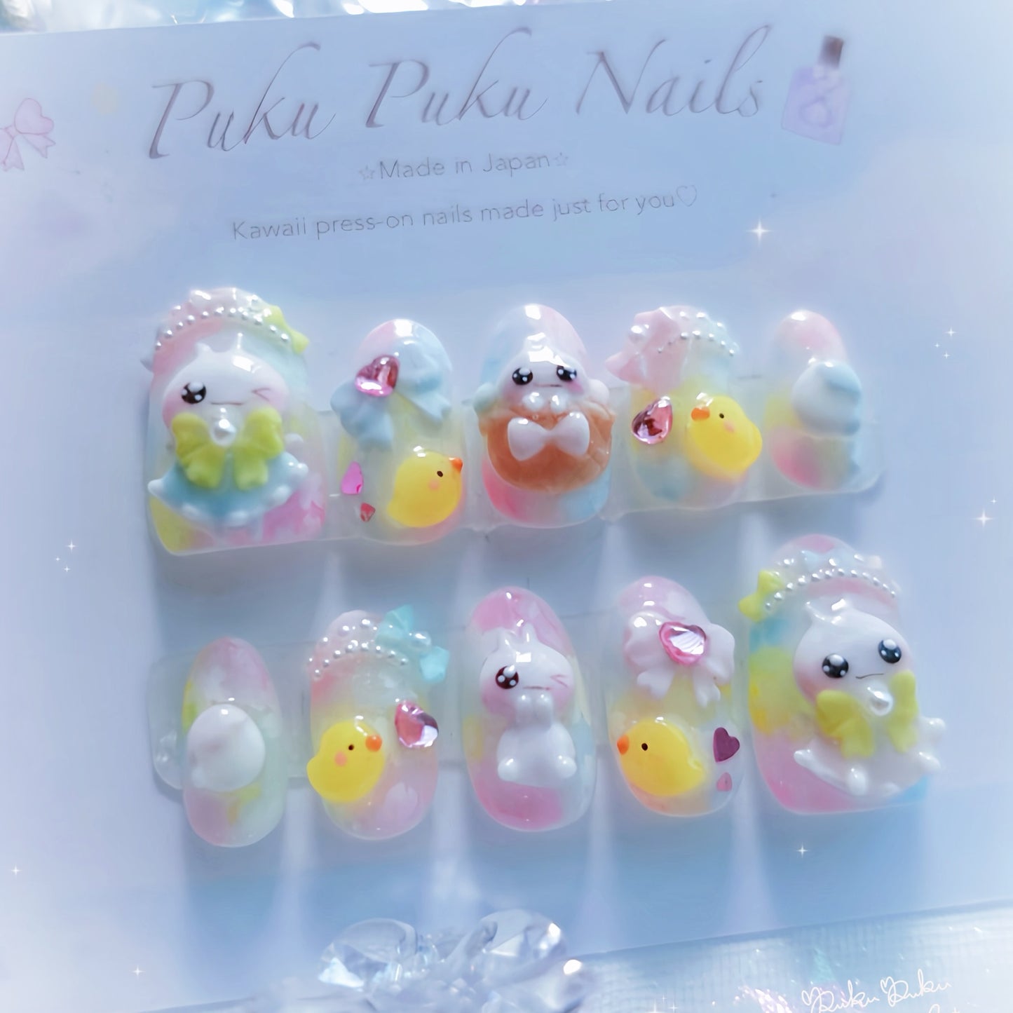 Kawaii Chick Nails🥚໒꒱ ‧₊˚｡Easter Limited🐣