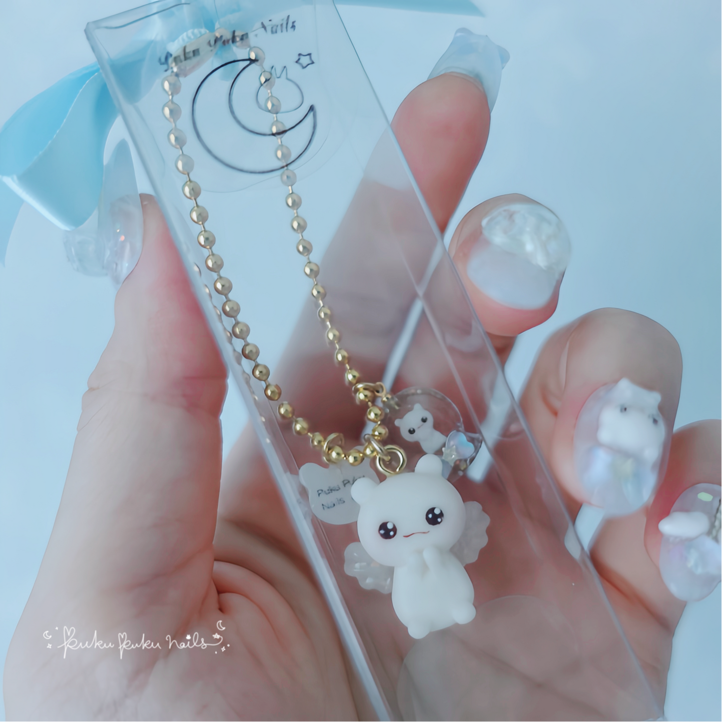 Puku-kuma Figure ⭐︎ Aurora Snow Globe Shaker