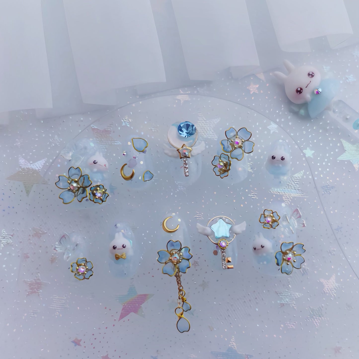 Magical Sakura Nails