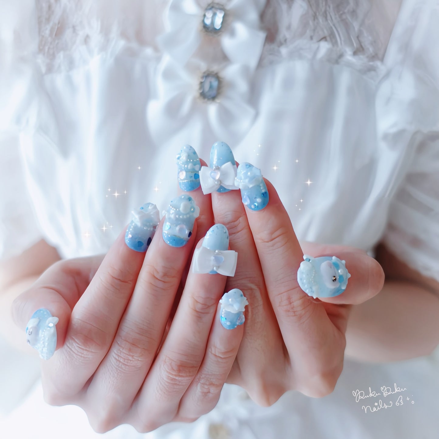 Blueberry Cheese Cake Nails🫐✨