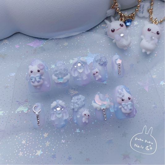 ⭐︎June Limited Design⭐︎ Magical Hydrangea Nails