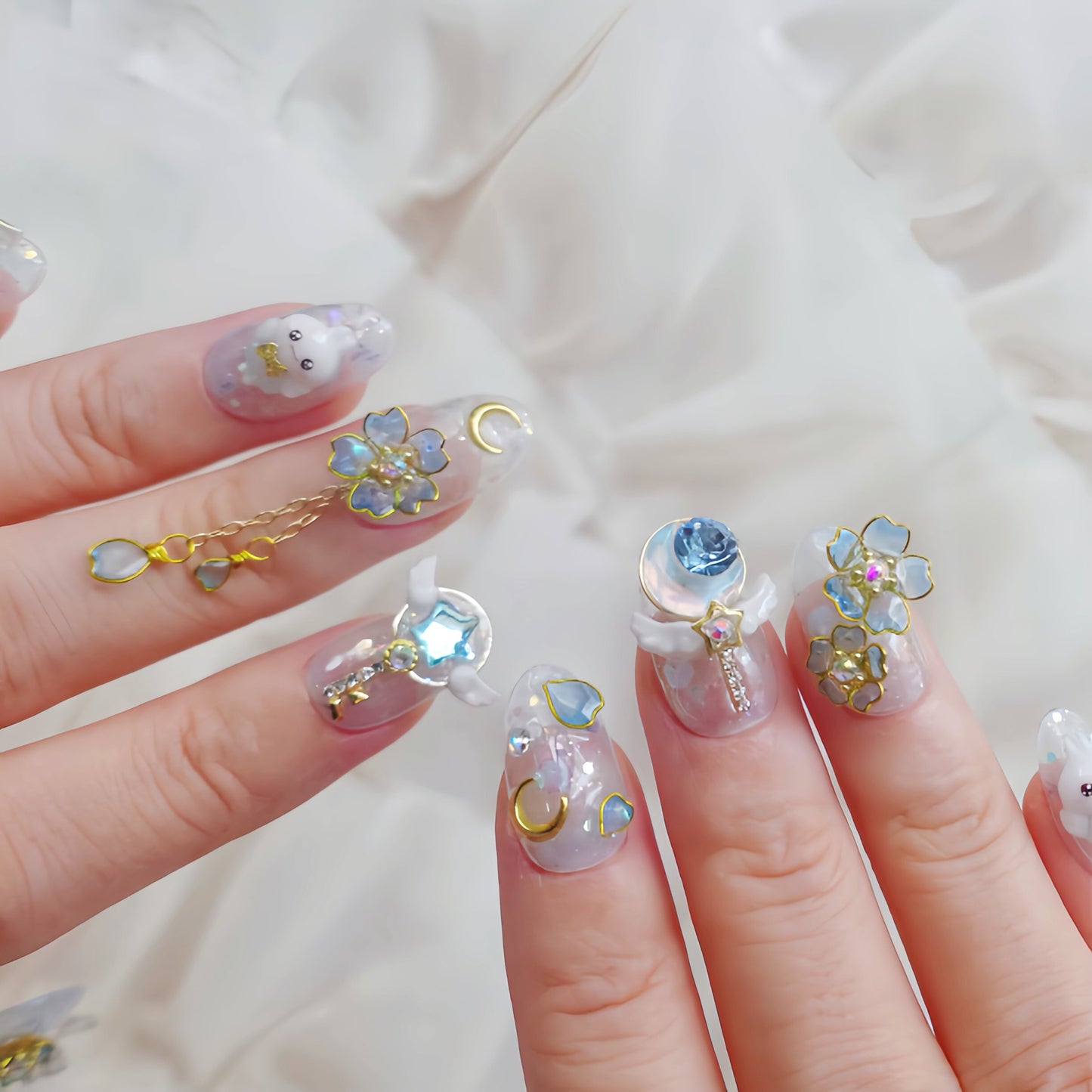 Magical Sakura Nails