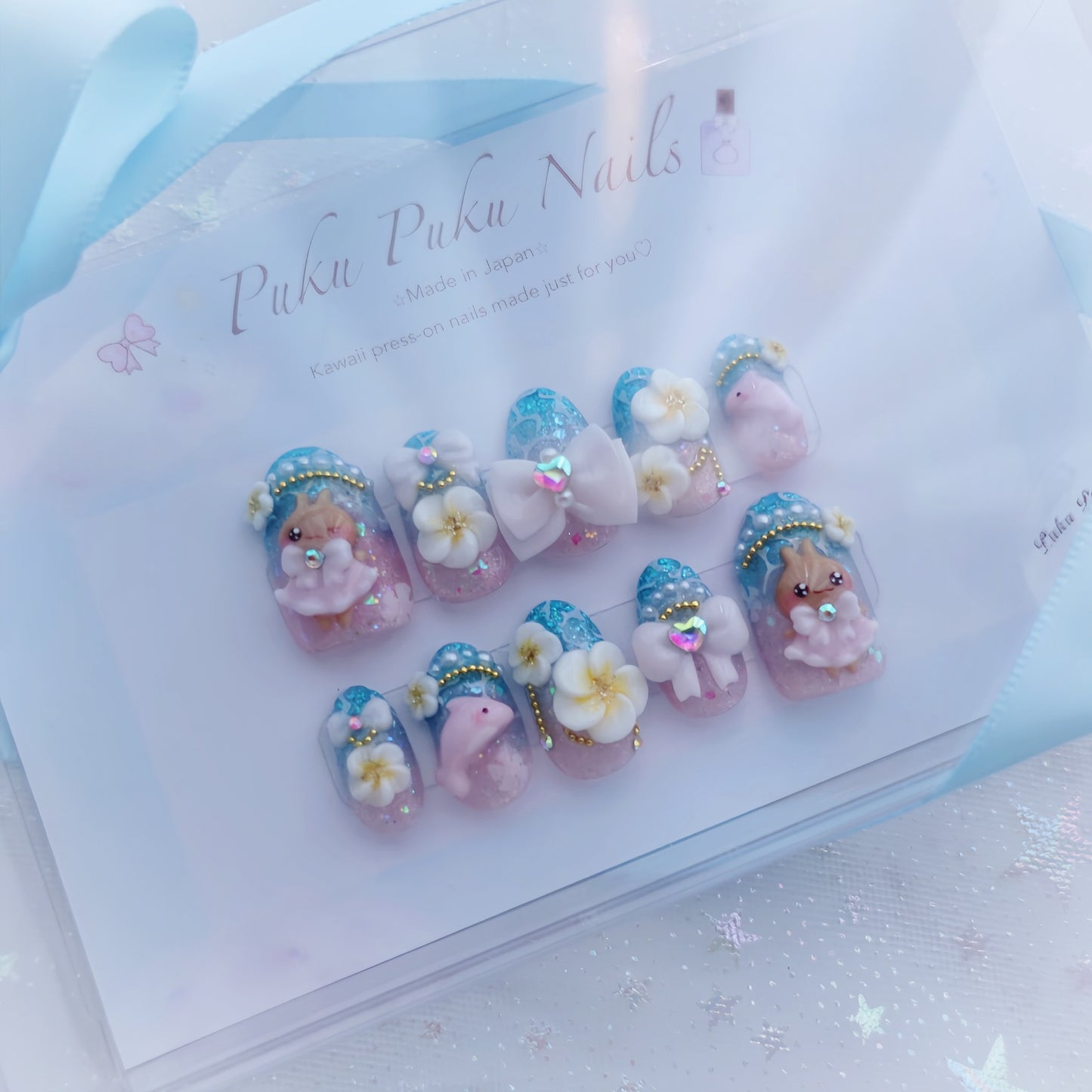 Summer Limited Design ☆ Kawaii Tropical Gyaru Nails