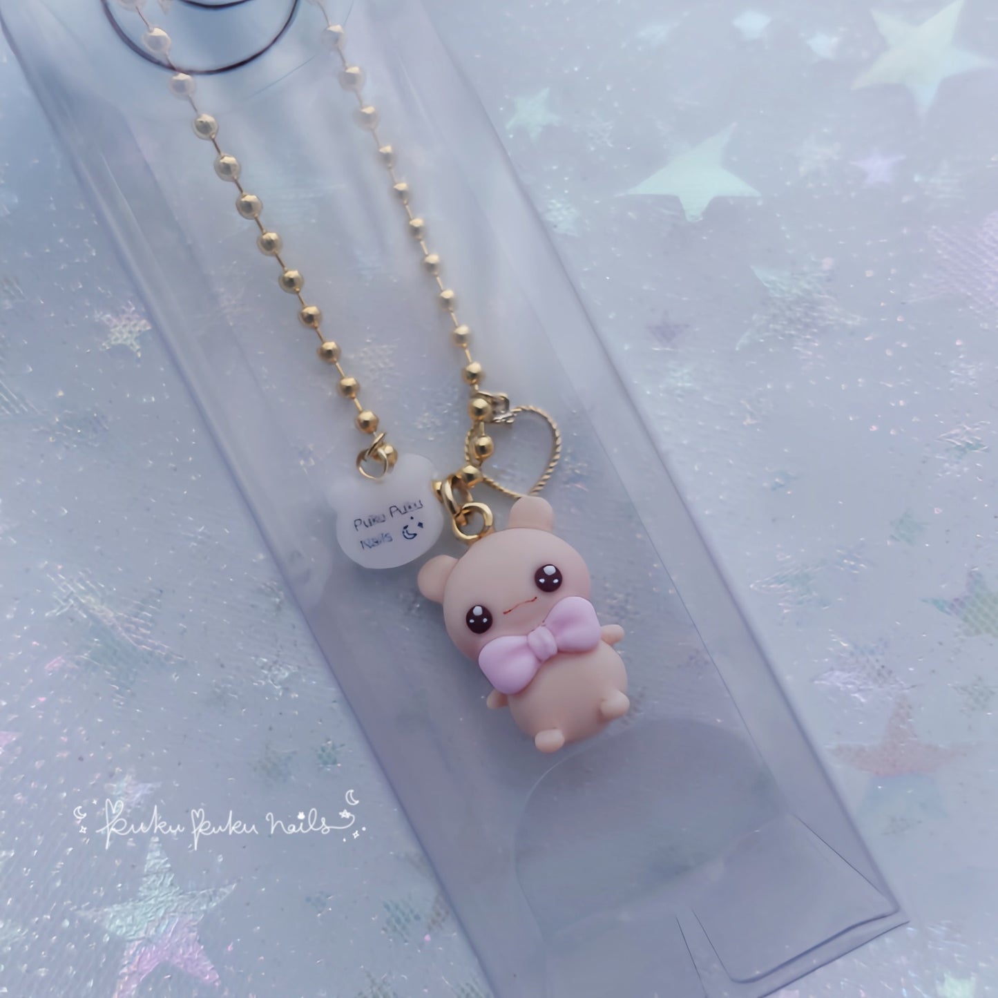 Puku-kuma Teddy Figure☆Pink
