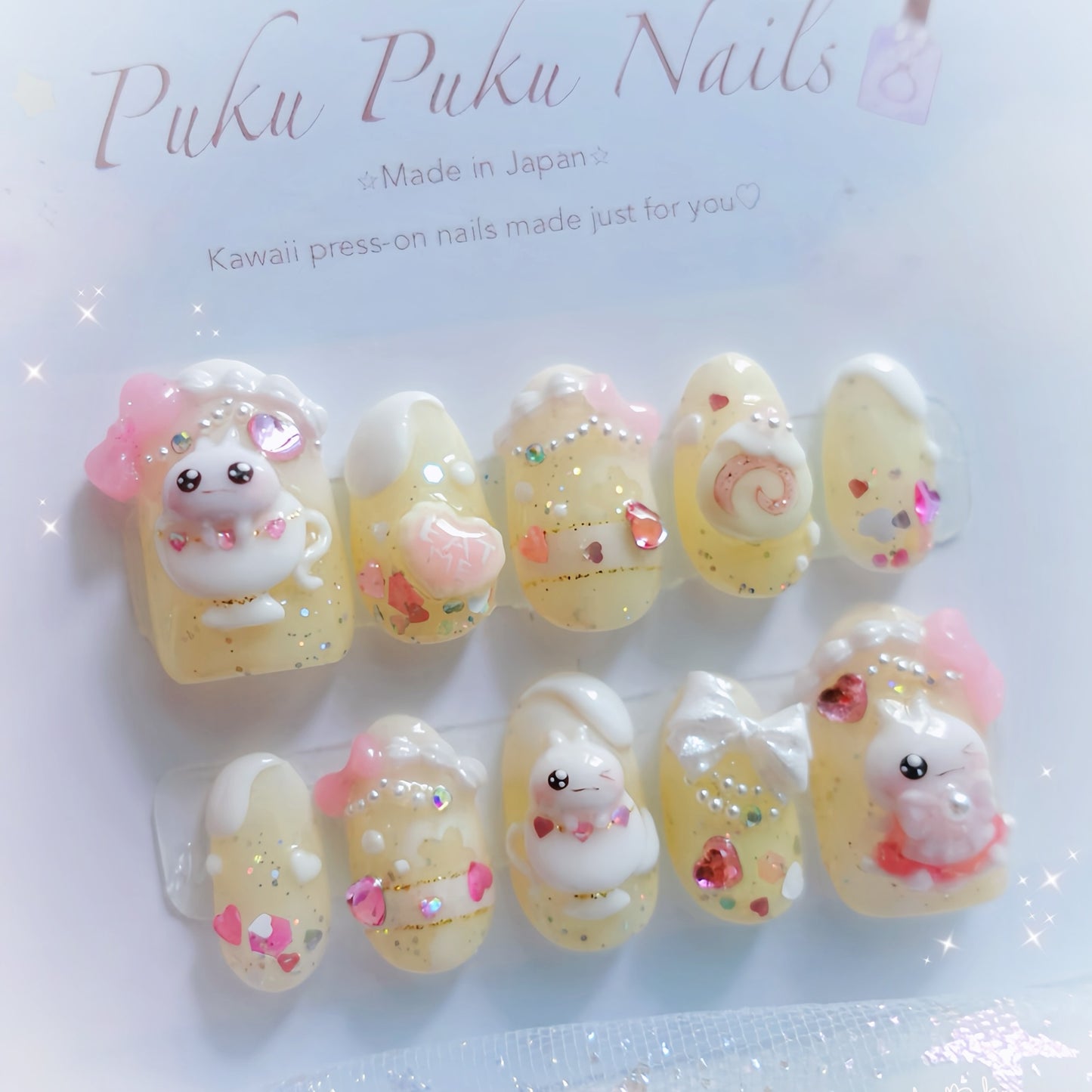 Sakura Shortcake Nails🍰🌸 ໒꒱ ‧₊˚｡