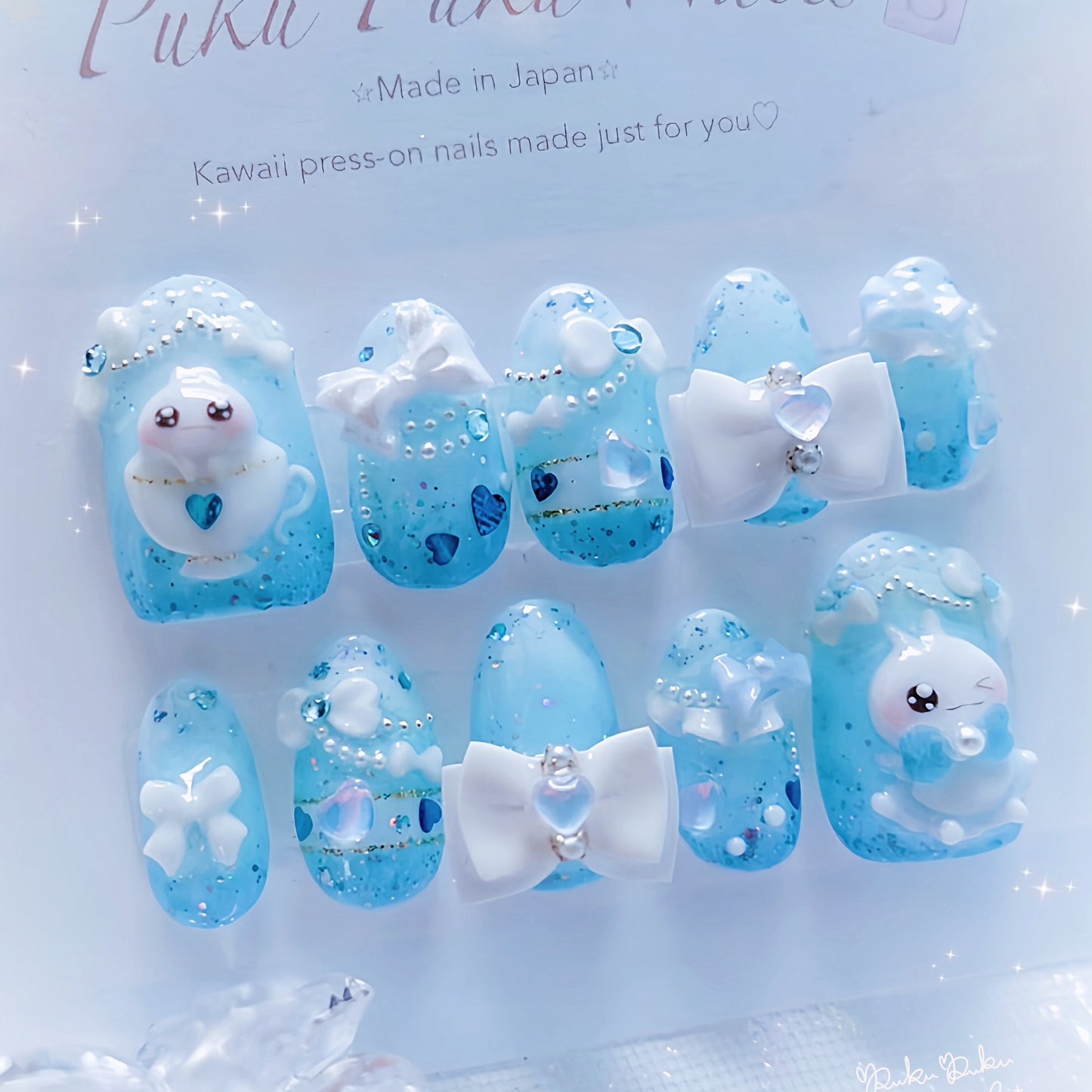 Blueberry Cheese Cake Nails🫐✨