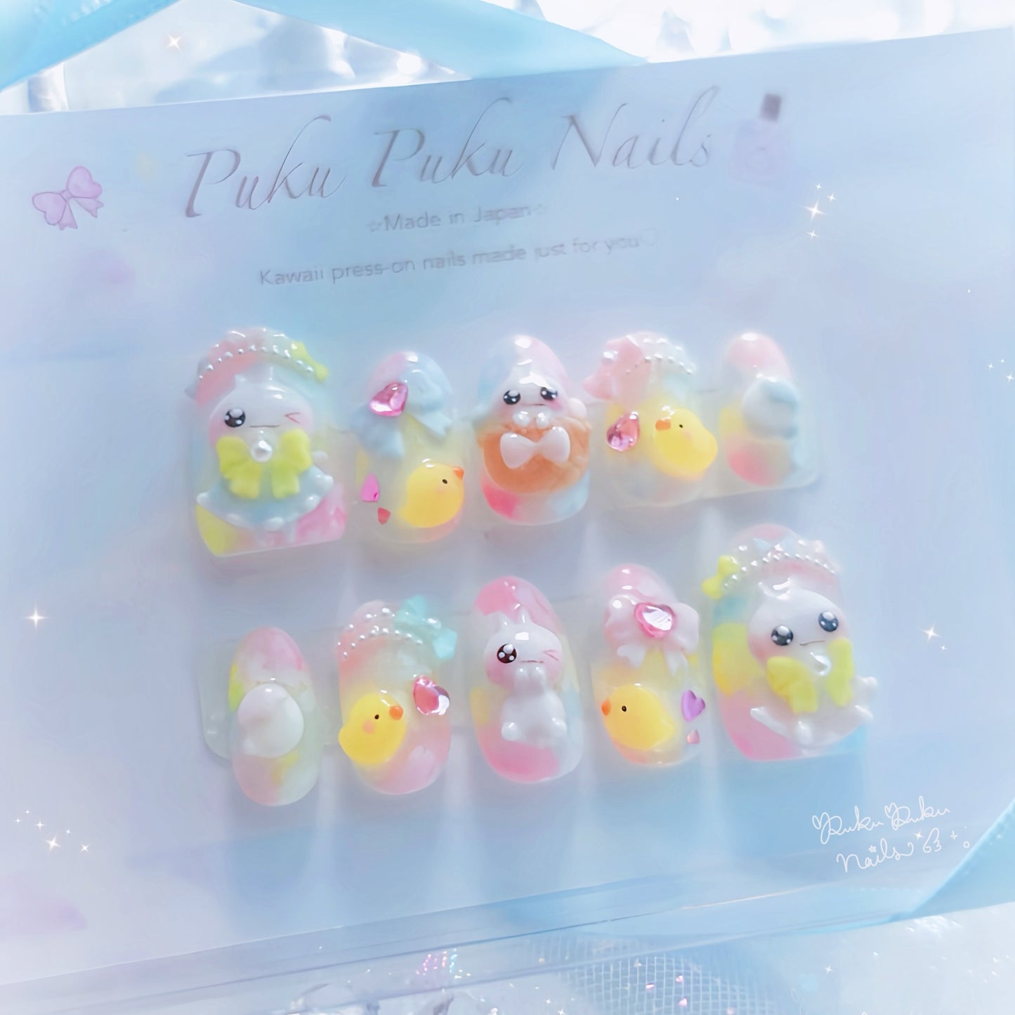 Kawaii Chick Nails🥚໒꒱ ‧₊˚｡Easter Limited🐣