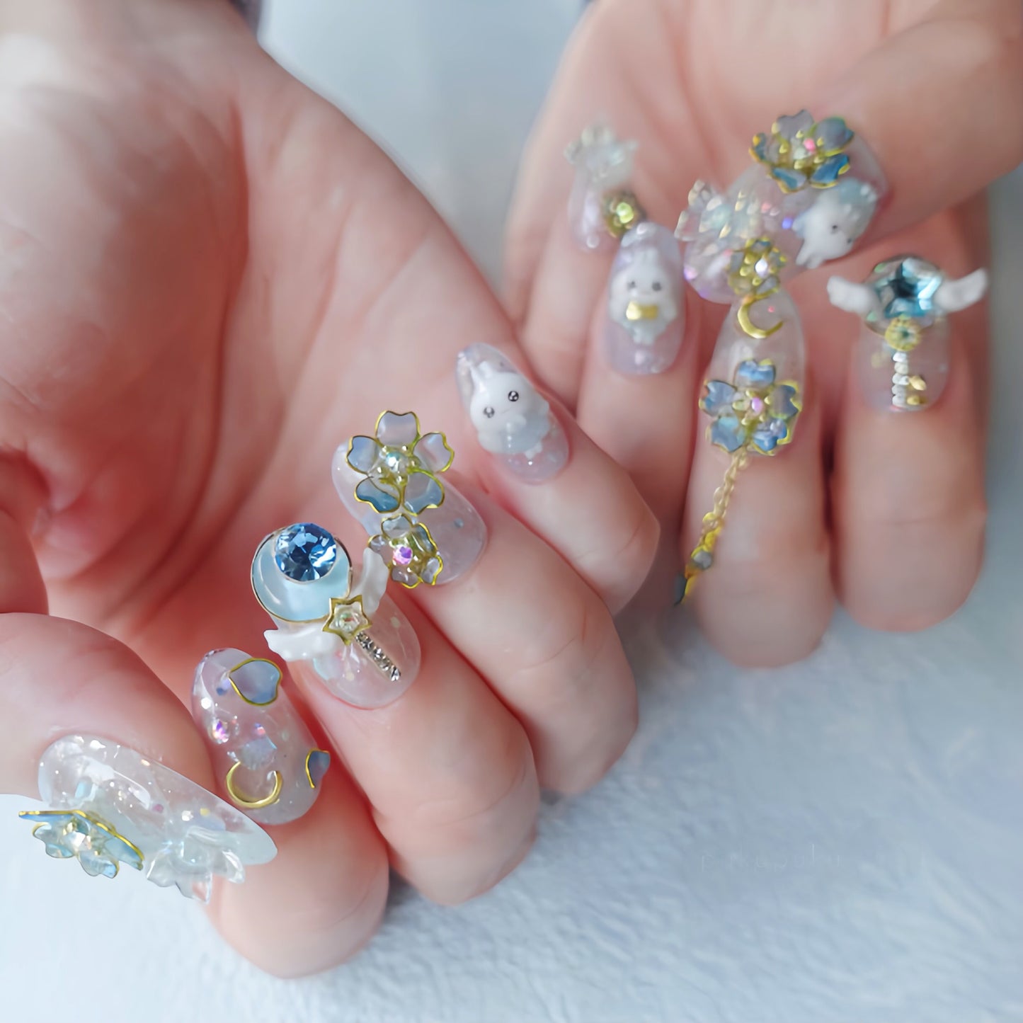 Magical Sakura Nails