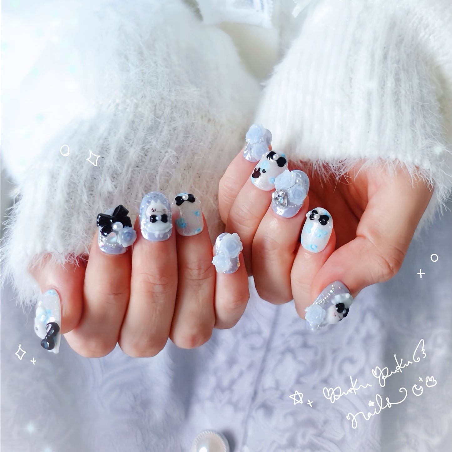 Wonder Rosy Tea Party Nails