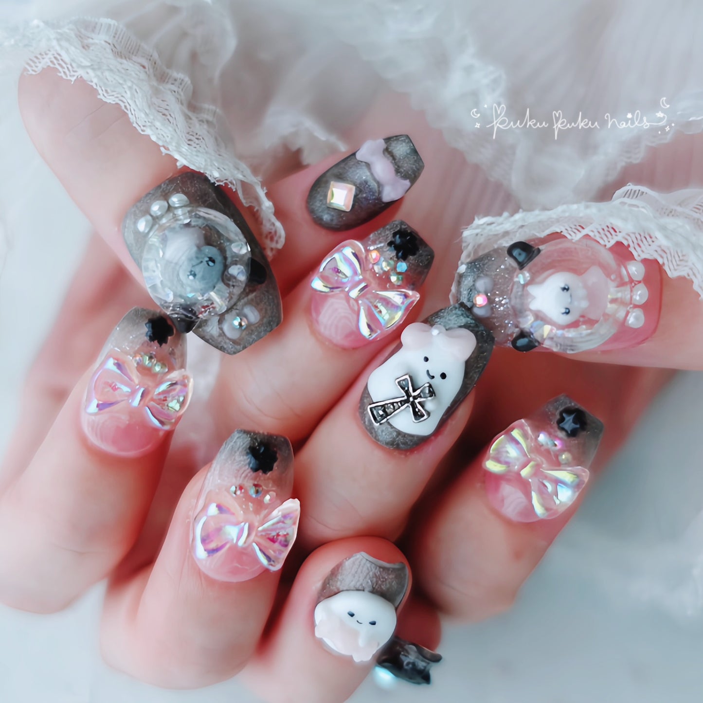 Halloween Limited Design ☆Capsule Ghost Nails