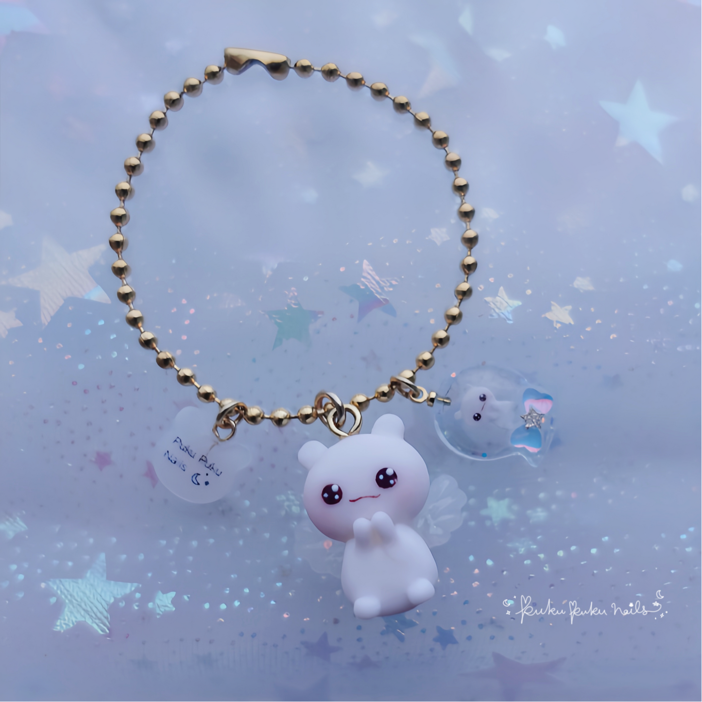 Puku-kuma Figure ⭐︎ Aurora Snow Globe Shaker