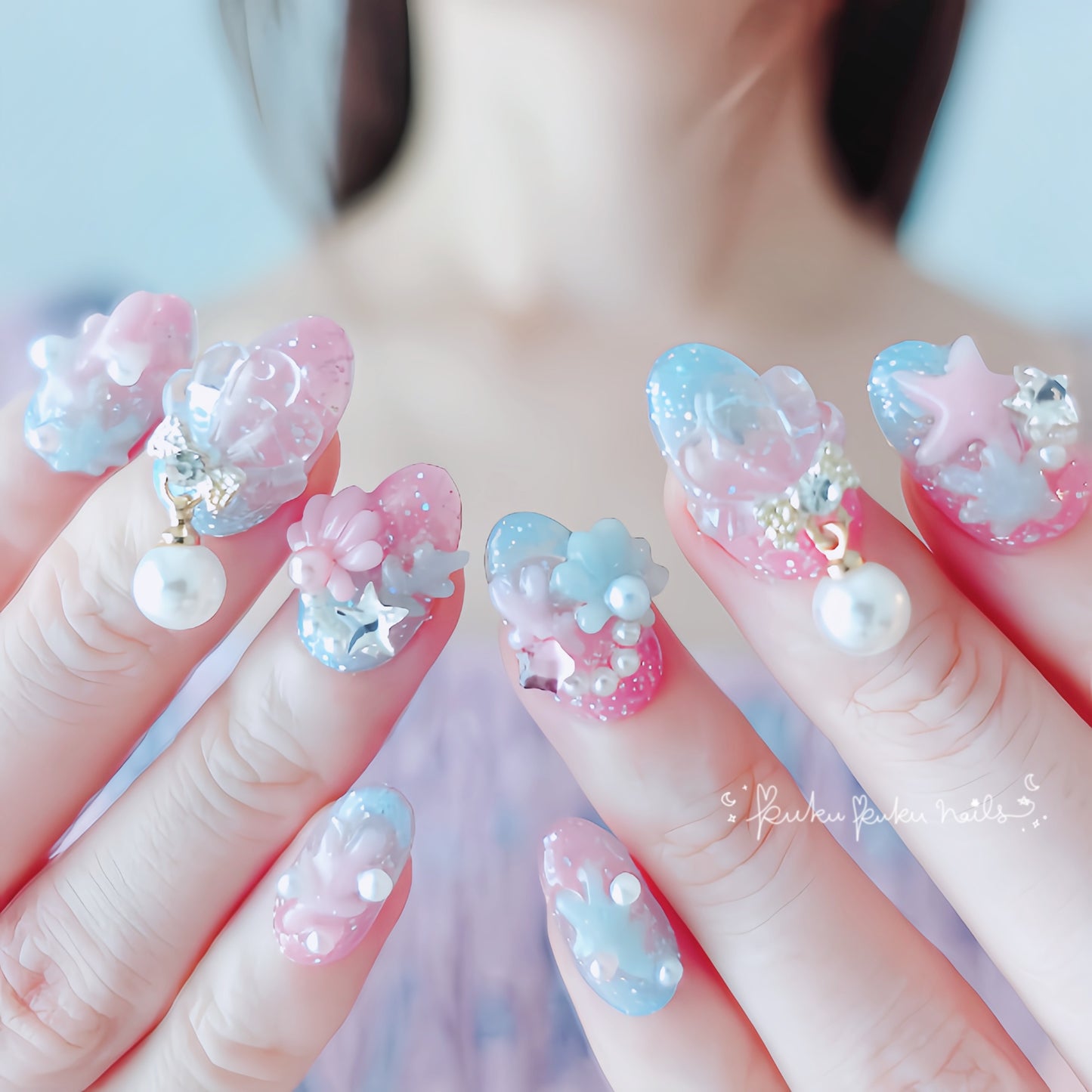 ⭐︎Summer Limited Design⭐︎ Magical Mermaid  Nails