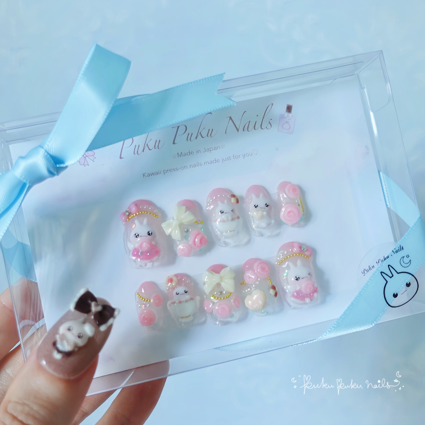 Spring Exclusive Design ⭐︎ Rosy Tea Party Nails