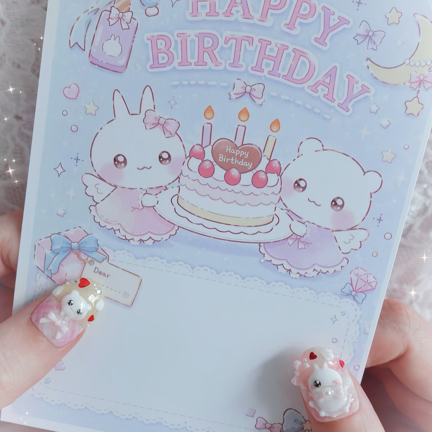 Harajuku Crepe Nails🍓✨