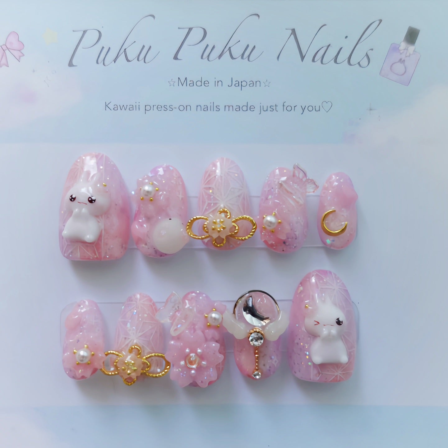 Kira Kira Kimono Nails