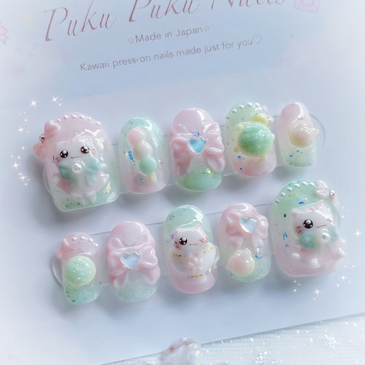 Sakura Matcha Harmony Nails🌸🍵