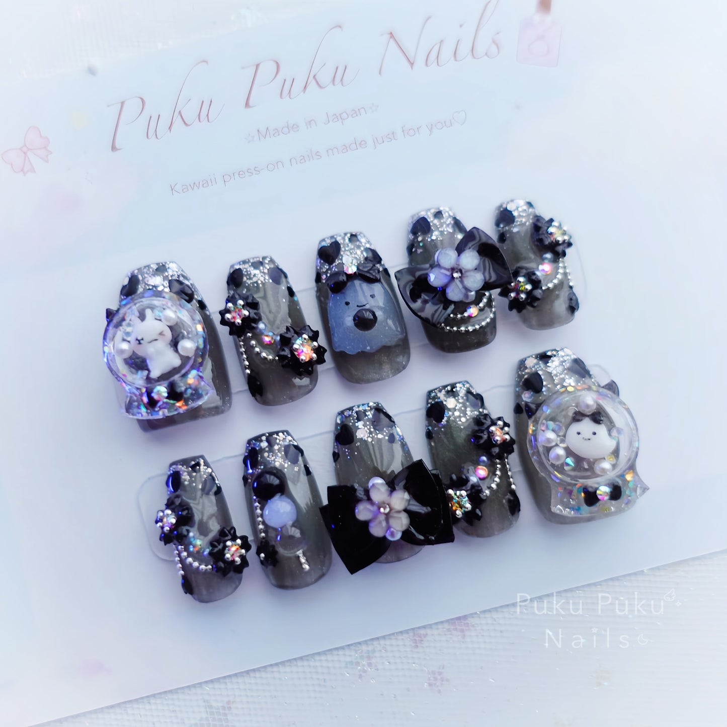 Spooky Shaker Nails